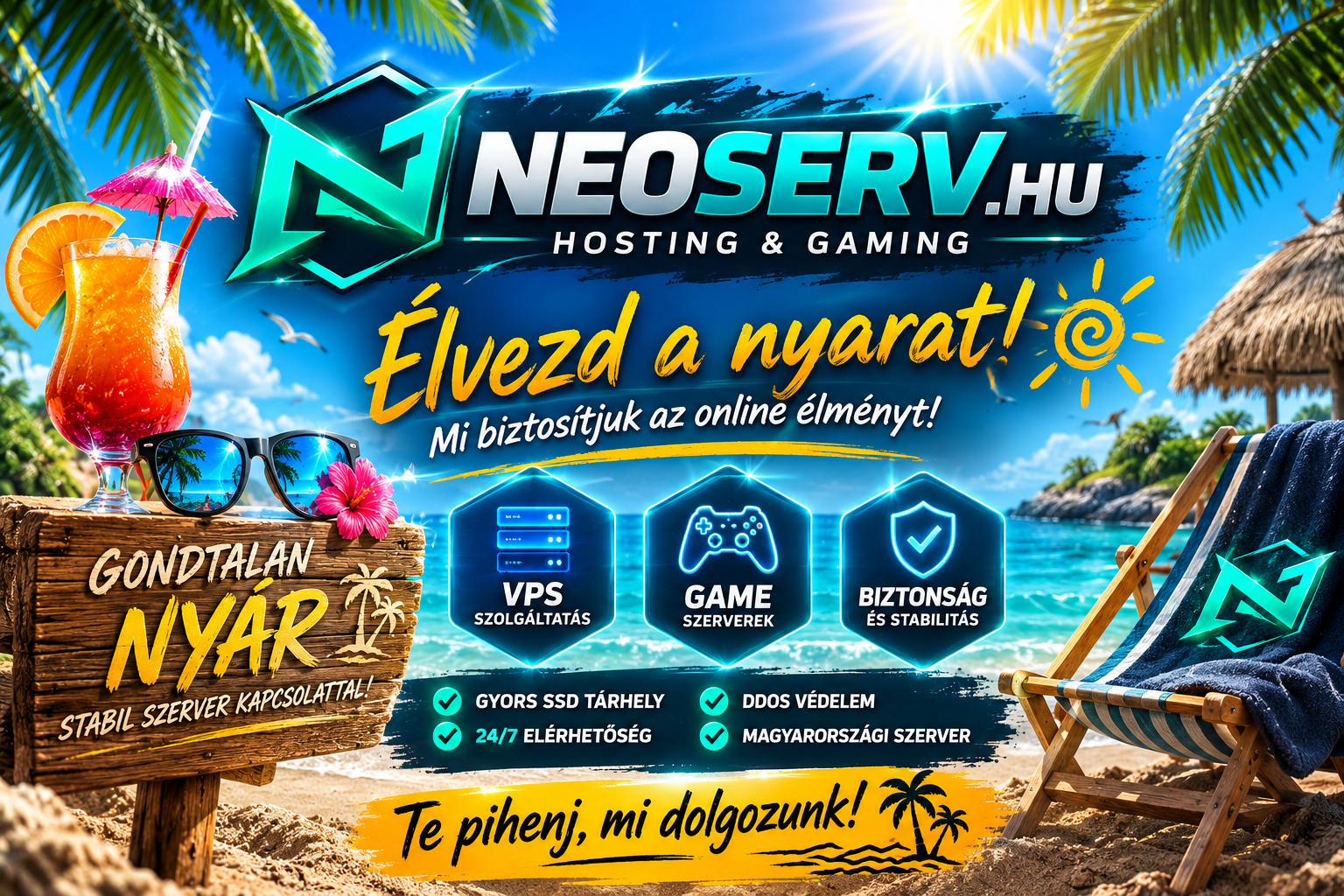 Kellemes nyarat kíván a Neoserv.hu